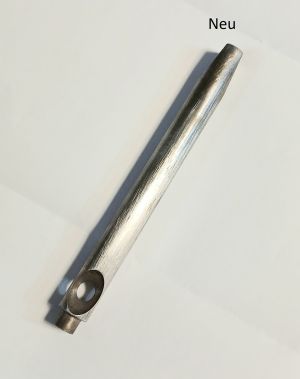 Befestigung für Betätigungshebel Fussentrieglung Lastenfahrrad Postfahrrad